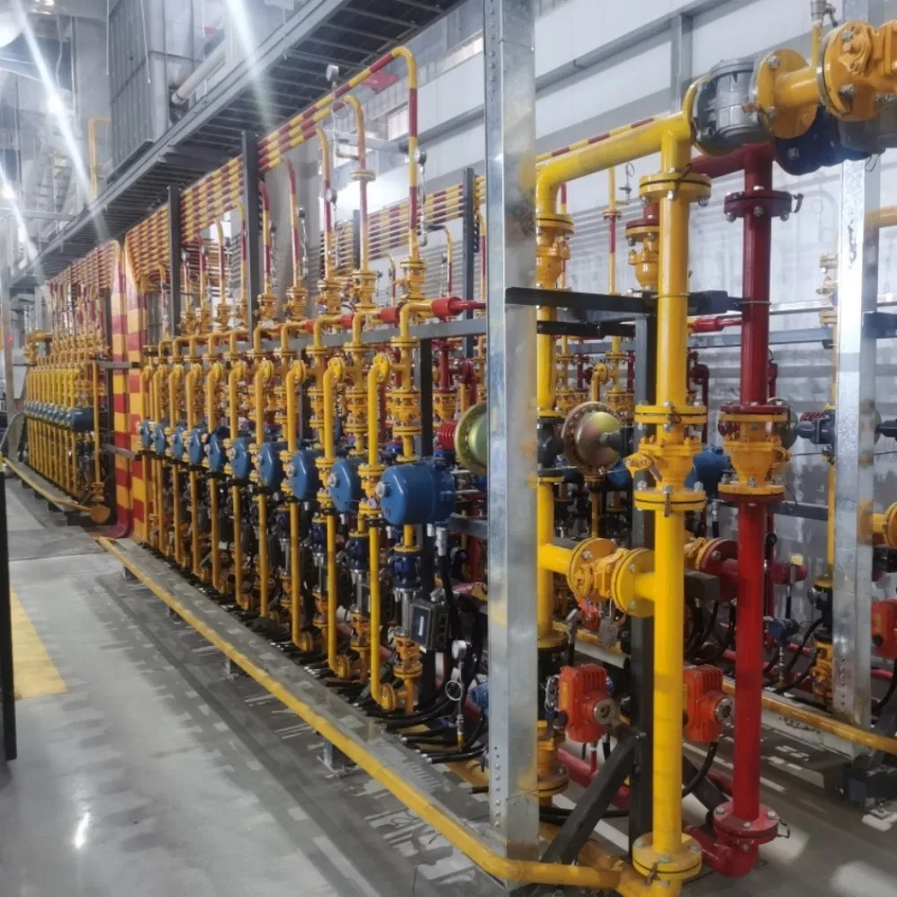 RoHS Customized Vertical Type Hydrogen Gas Burner with Natural Gas Control System