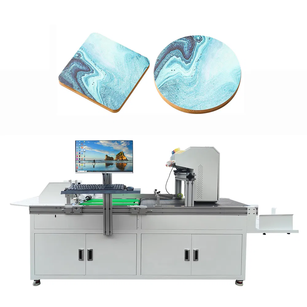 Single Pass Automatic Inkjet Printer Paper Feed Machine for Bag Cup Printing