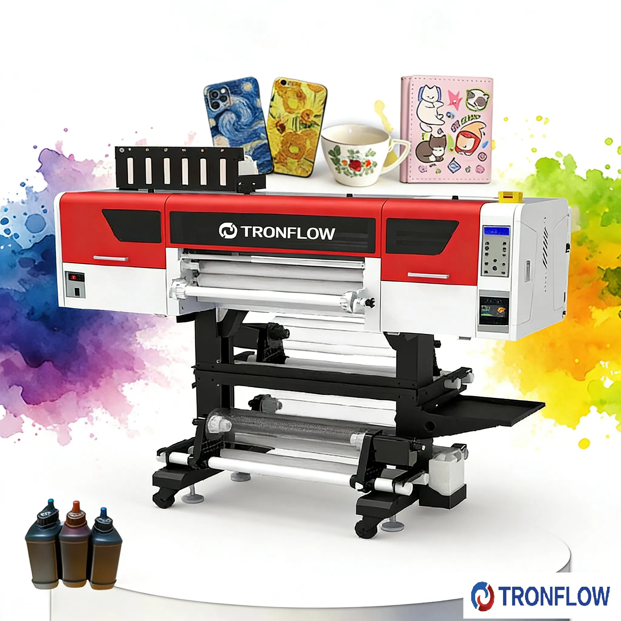 UV Dtf Solution with Triple Heads and 24 Sqm/H Printing Efficiency