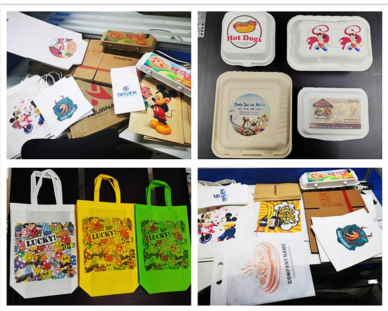 Single-Pass Color Digital Inkjet Printer Corrugated Carton Box Non-Woven Bag Printing Machine