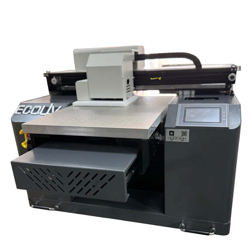 Desktop Impresora UV De Cama Plana Printer Dx7 Printhead