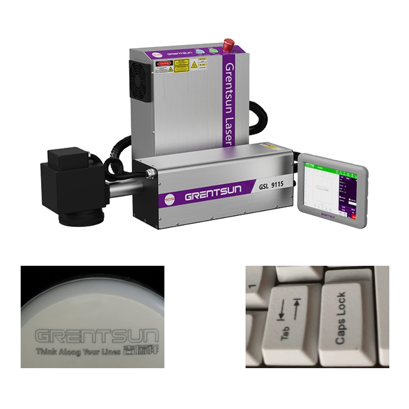 Portable Stone Precision 5W UV Laser Marking Machine Packaging Electronics Desktop High Speed CE OEM Fast Coding Vinyl