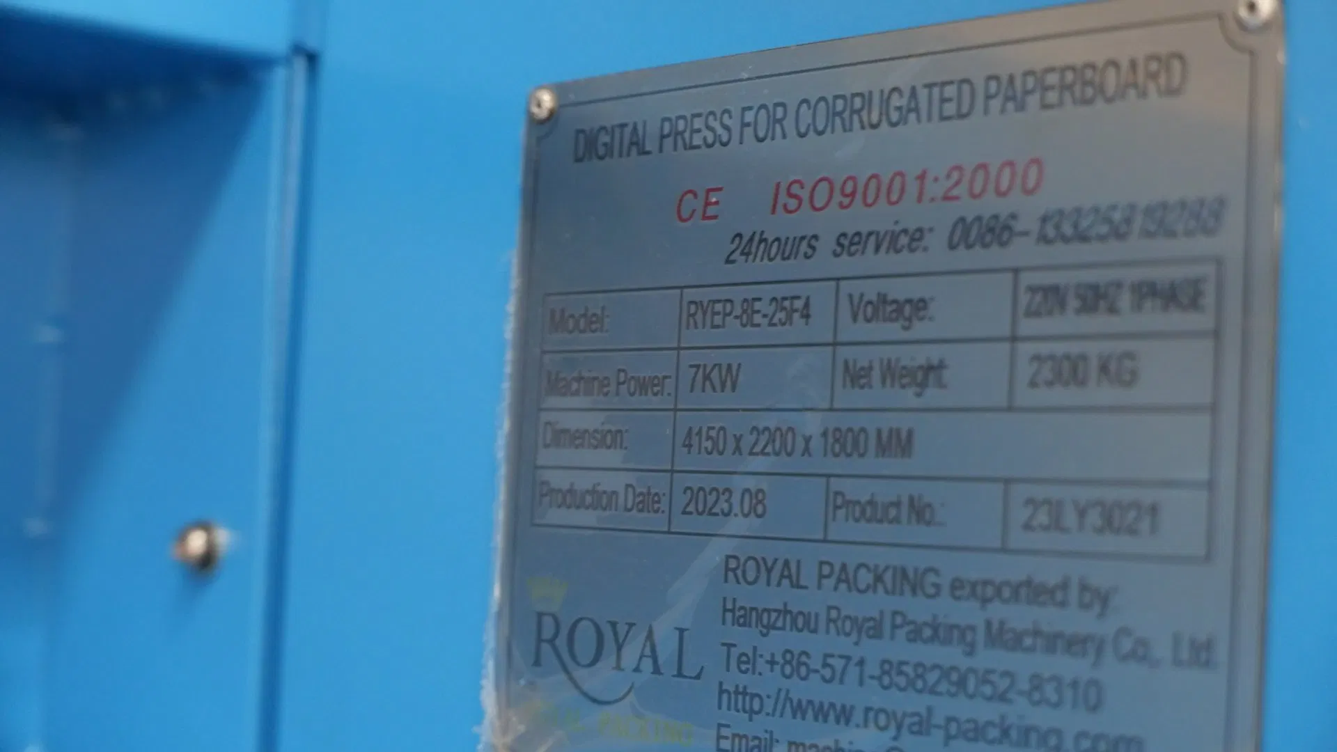 Multi Pass Digital Printer with Epson I3200 Inkjet Printhead for Paperboard Sheet