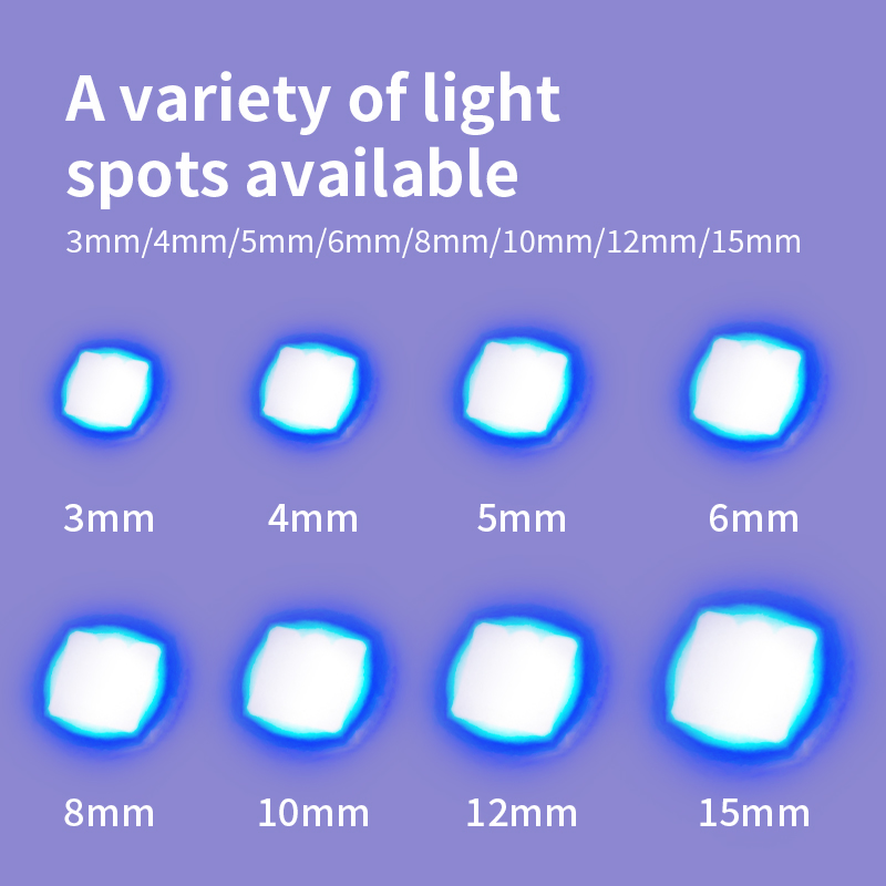 365nm 385nm 395nm 405nm UV LED Spot Light Curing System Fast Drying for Medical UV Adhesive
