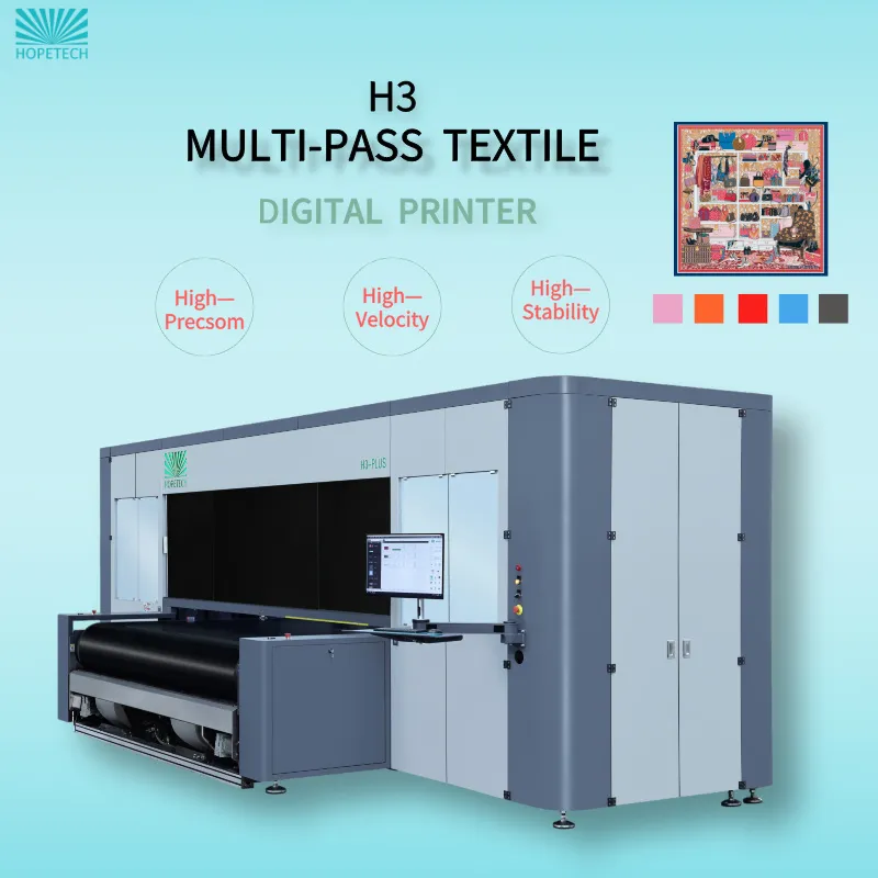 High-Speed Multi-Pass Textile Digital Printer