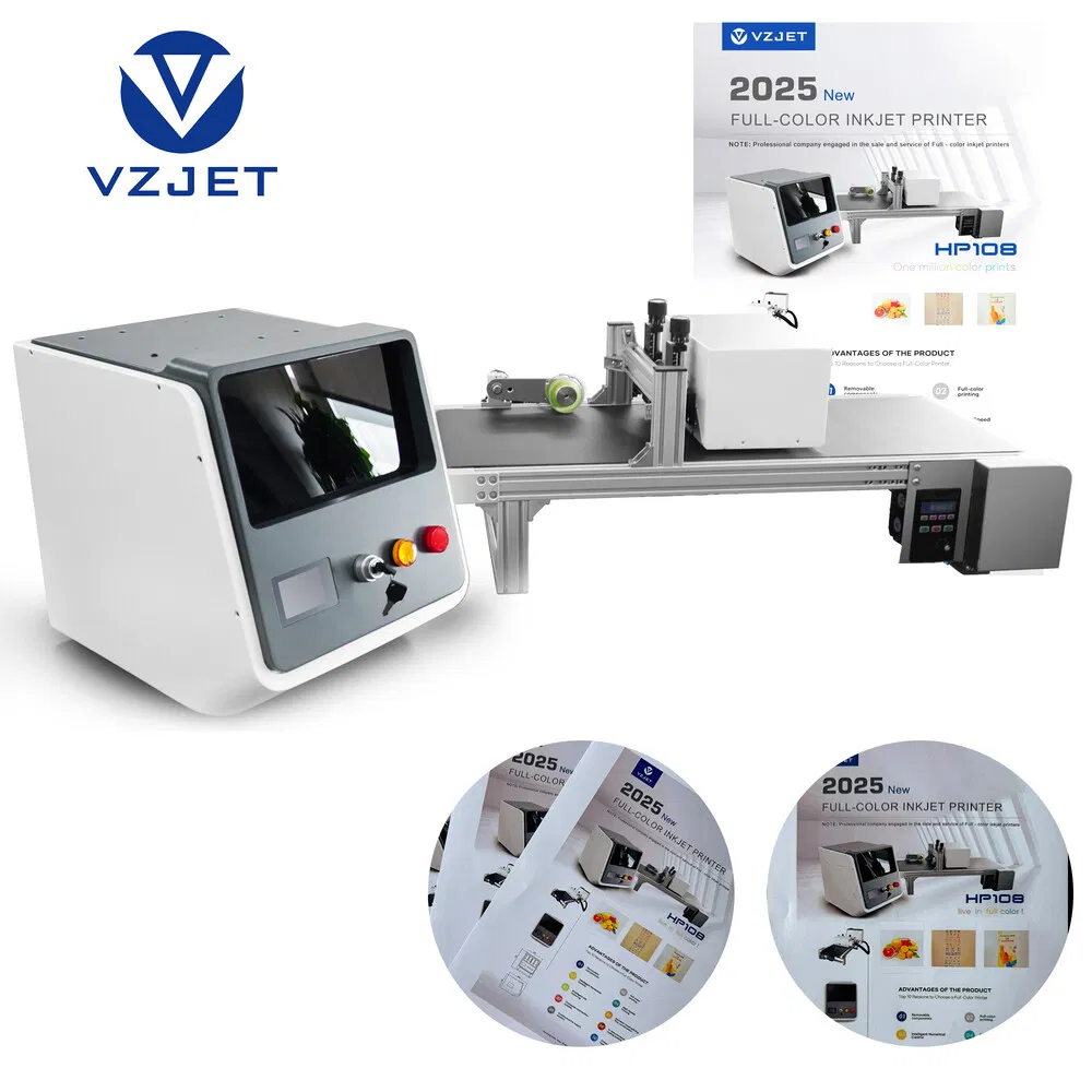 Vzjet High Speed One Pass Printer for Corrugated Carton Box Digital Packaging Printing Machine Inkjet Single Pass Printer