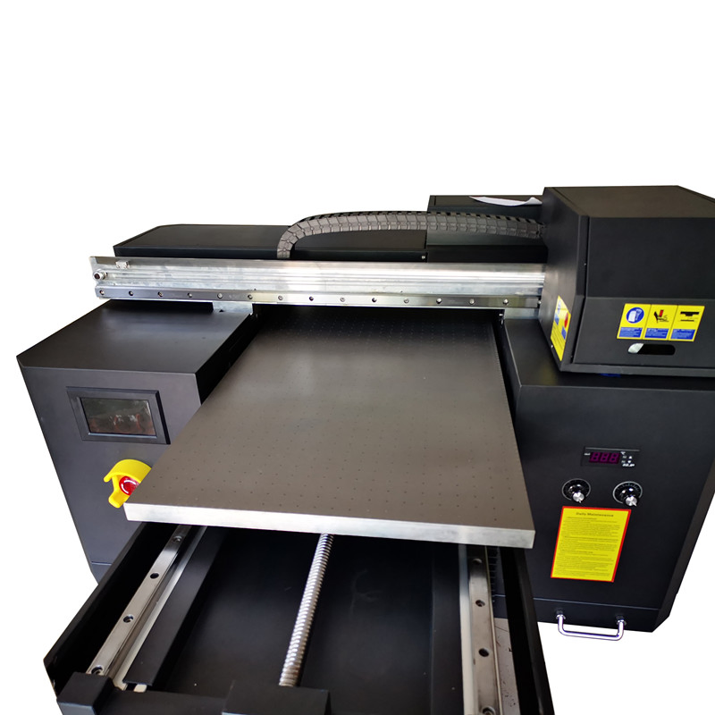 A2 4060 Double Print Heads Digital Flatbed LED UV Printer with Rotary