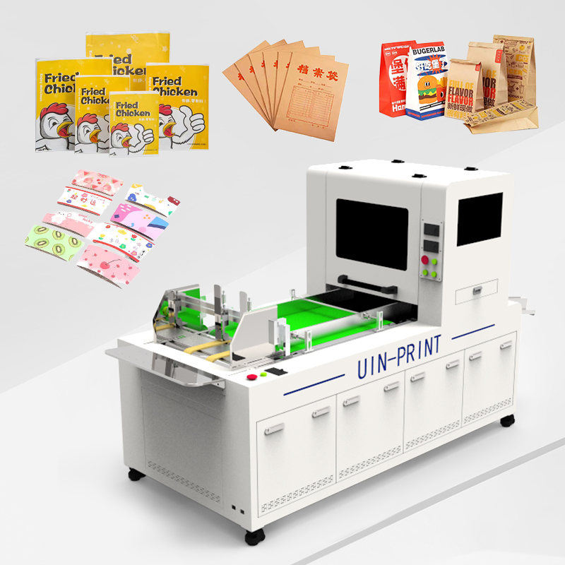 Cmyk Corrugated Cardboard Digital Single Pass Printing Machine One Pass Kraft Paper Bag Inkjet Printer