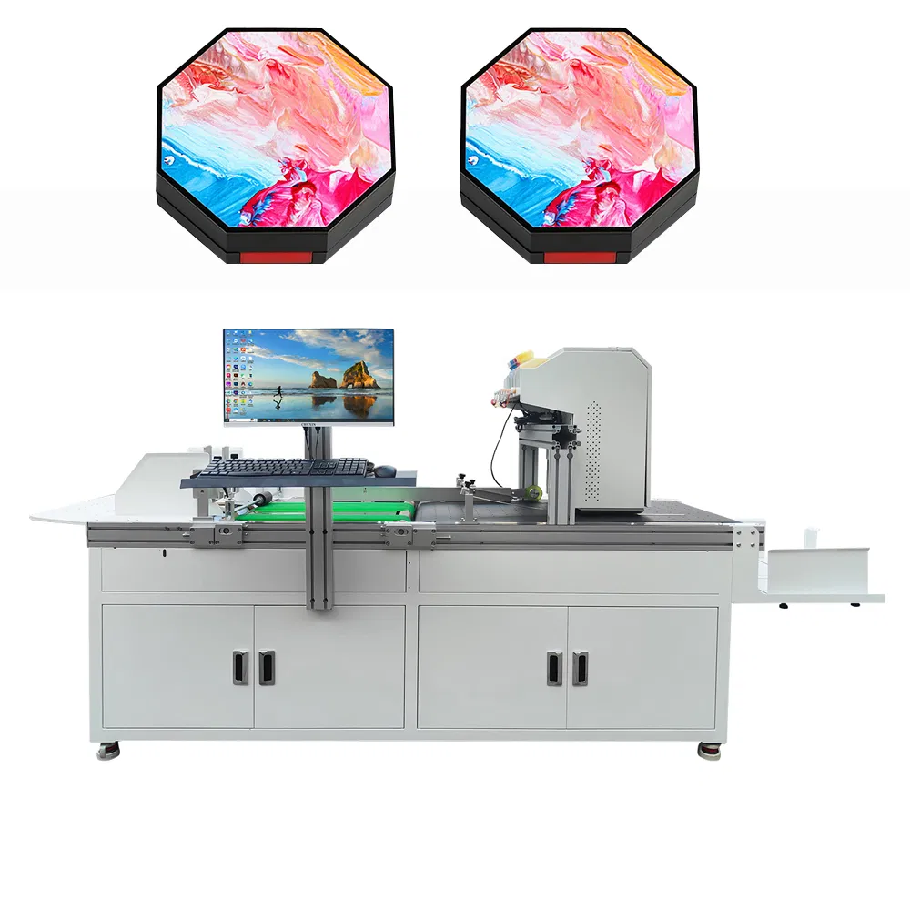 Single-Pass Inkjet Paper Bag Printer Corrugated Cardboard Digital Printing Machine Equipped with HP A3 A4 Industrial Print Heads