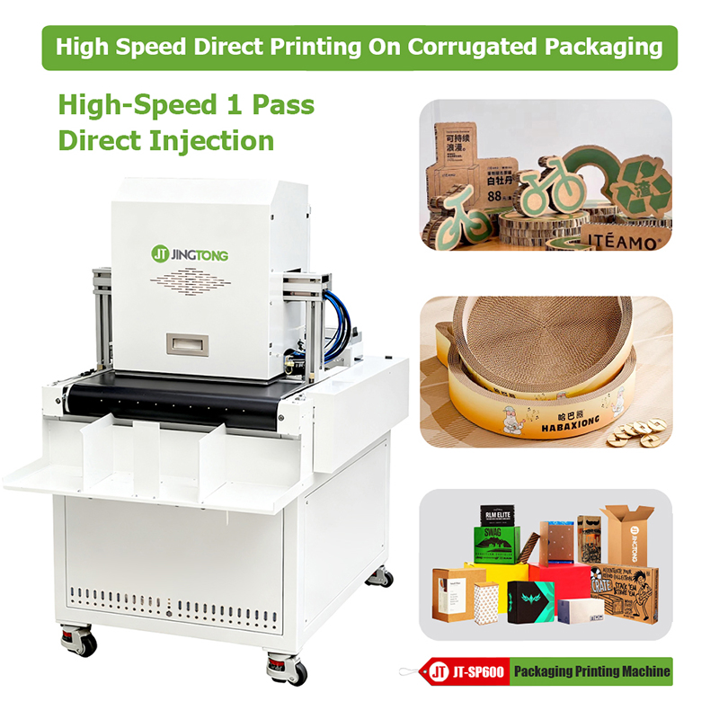 Professional Single Pass Inkjet Digital Corrugated Carton Printing Machine for Water Absorbing Material