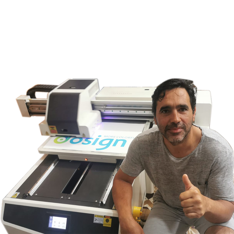 A1 UV Flatbed 3D Multifunction Dtf Printer for UV Sticker Printing