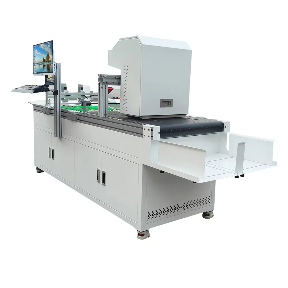 Single-Pass Inkjet Paper Bag Printer Corrugated Cardboard Digital Printing Machine Equipped with HP A3 A4 Industrial Print Heads