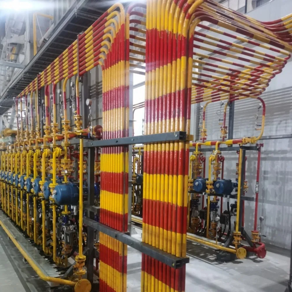 RoHS Customized Vertical Type Hydrogen Gas Burner with Natural Gas Control System