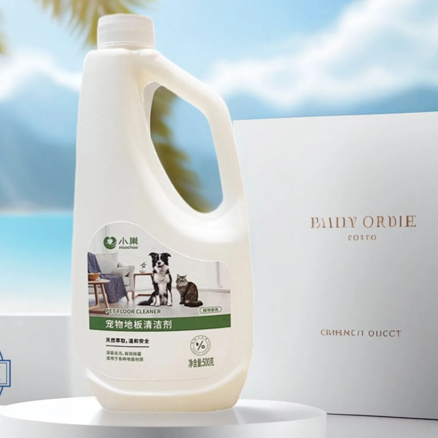 Biodegradable Tile Cleaner for Eco-Friendly Cleaning in Pet Homes