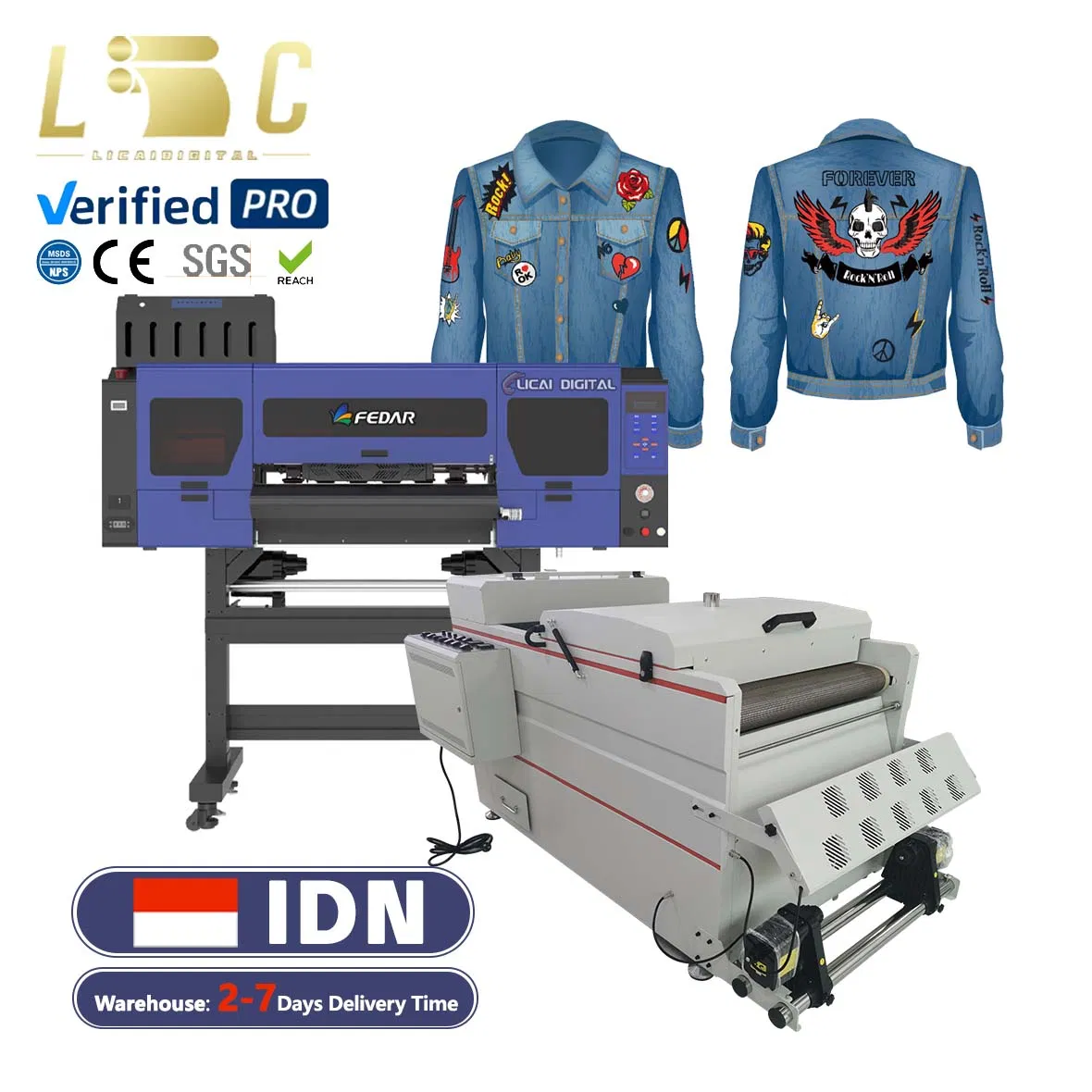 Wholesale 60cm Impressora Dtf Printer for Professional Textile Imprimante Epson 4-Heads Printing Solutions