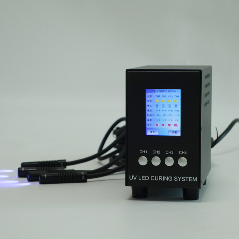Awellcure 365nm 385nm 405nm UV LED Spot Curing Systems for Light Curable UV Glue