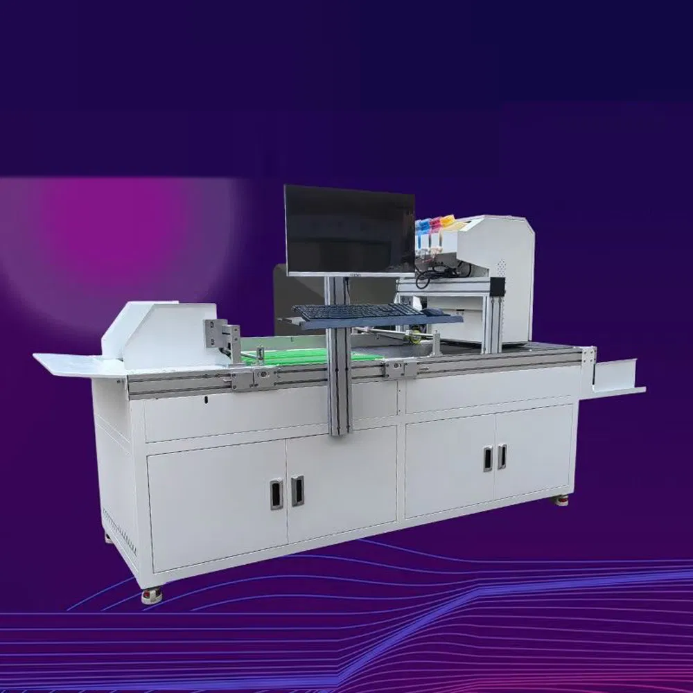 Single Pass Automatic Inkjet Printer Paper Feed Machine for Bag Cup Printing