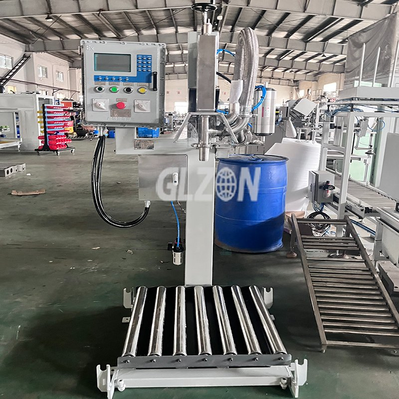 55-Gallon Barrel Filling System for Chemicals and Solvents