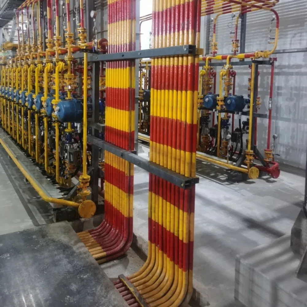 RoHS Customized Vertical Type Hydrogen Gas Burner with Natural Gas Control System