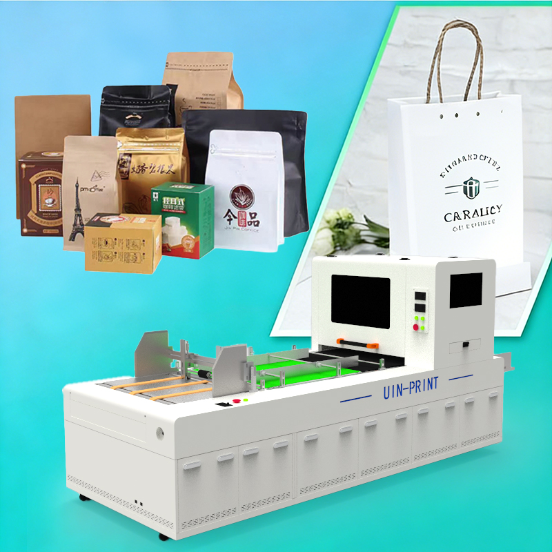 Automatic Carton Box Printers Inkjet Single Pass Printer for Handbag Printing