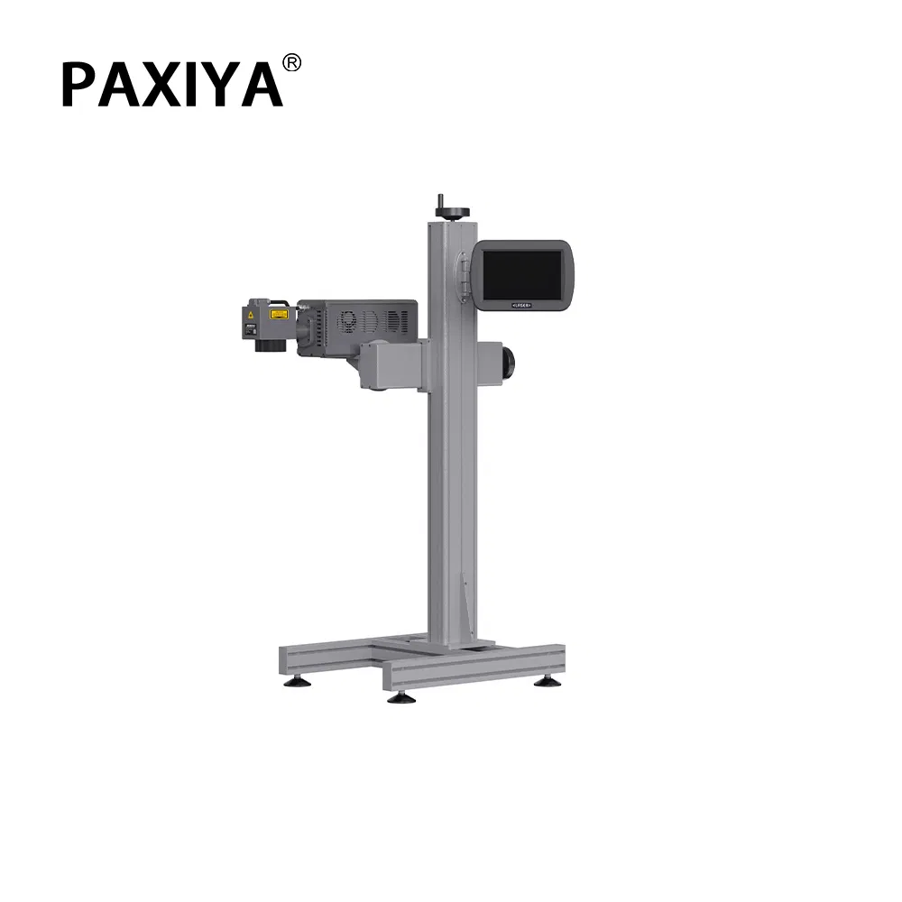 High Speed Fiber Laser Marking Machine Packaging with Metal Glass Engraving