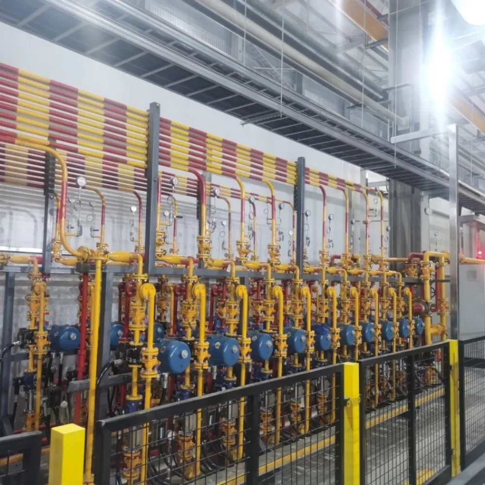 RoHS Customized Vertical Type Hydrogen Gas Burner with Natural Gas Control System