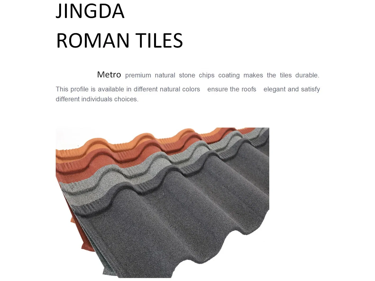 New Building Construction Materials Roof Tiles South Africa Zinc Color Coated Corrugated Metal Roofing Tiles