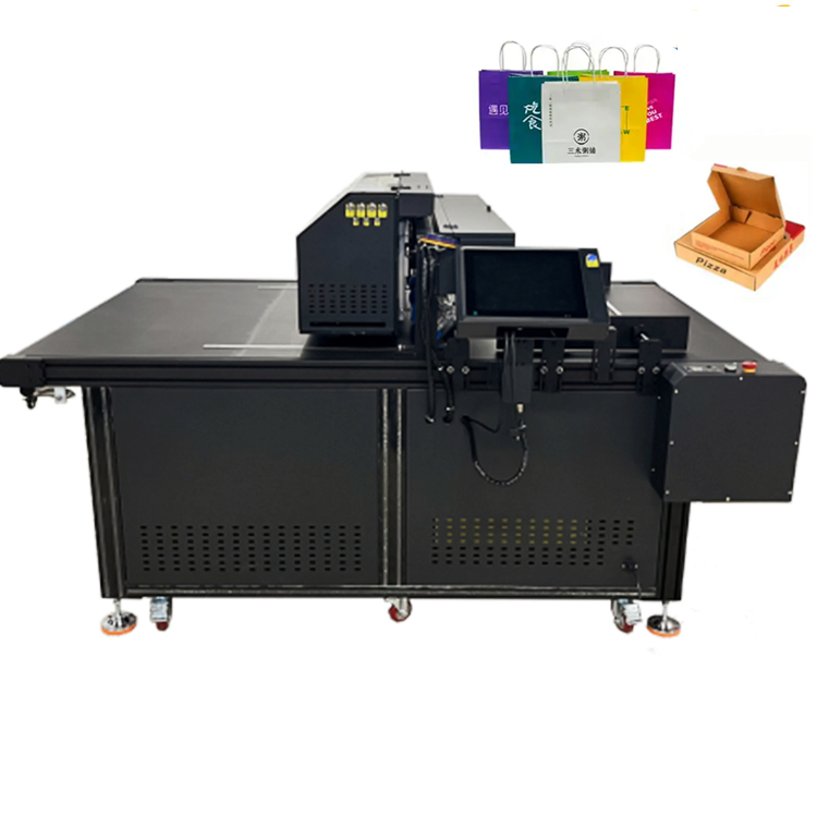 Single-Pass Color Digital Inkjet Printer Corrugated Carton Box Non-Woven Bag Printing Machine