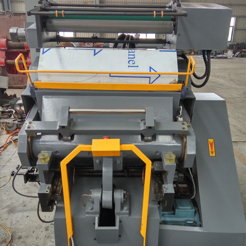 Industrial Hot Stamping Label Die Cutter Bronze Pressing Foil Stamping Machine with Hard Maganese Plate