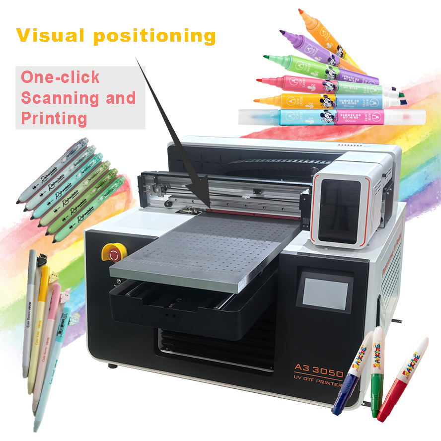 Automation Water Bottle Small Business Metal 3D Label Sticker Printer UV Dtf Printer for Printing on Mobile Phone Cases