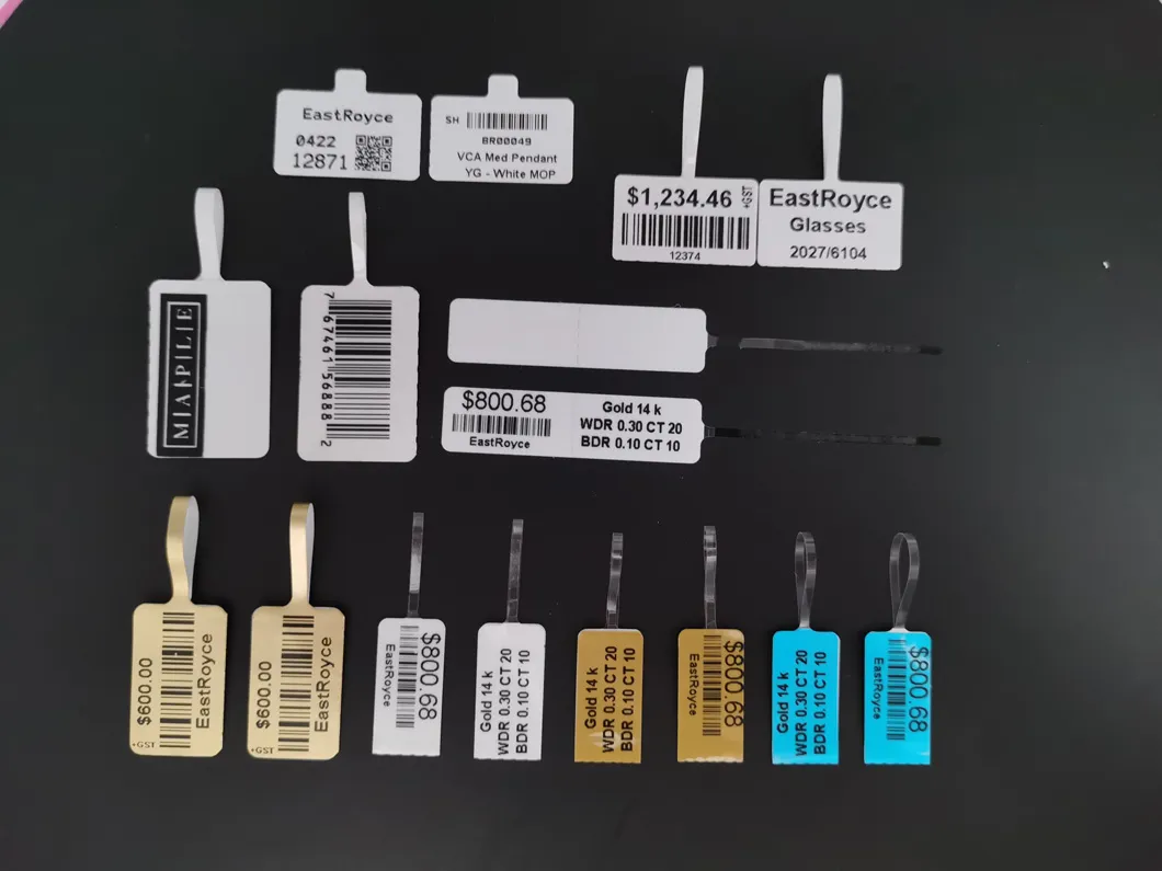 Jewelry Labels