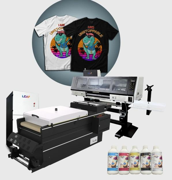 new LEAF Multi-Colour Press Digital Direct to Film Printer Dtf Printing machine