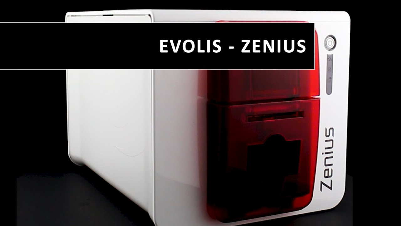 Evolis Zenius Desktop Portable Plastic ID Card Printer for ID Card