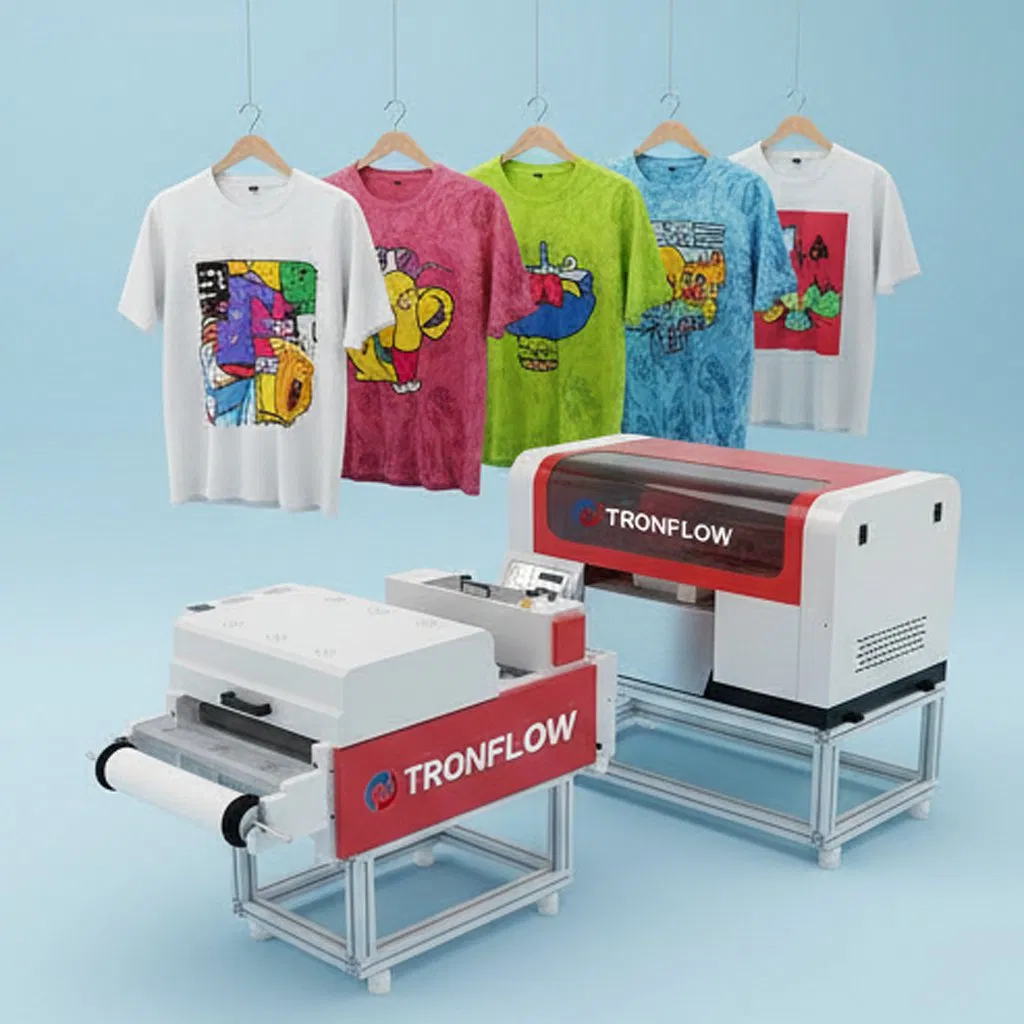 Dtf 300mm Printer &amp; Powder Shaker for Small Businesses