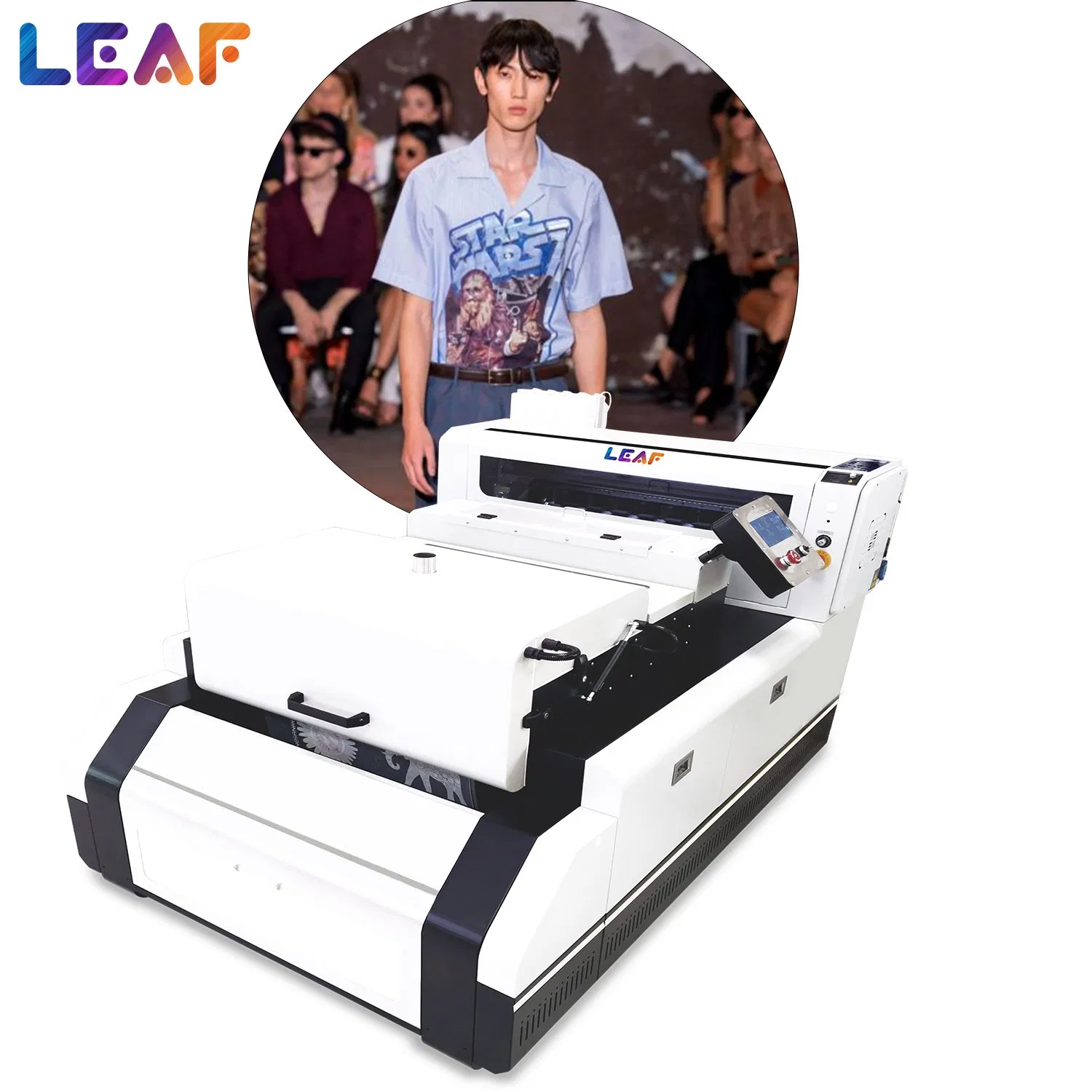 Fabric Directly Multi-Colour Press Leaf Dtf Printer Digital Printing Machine