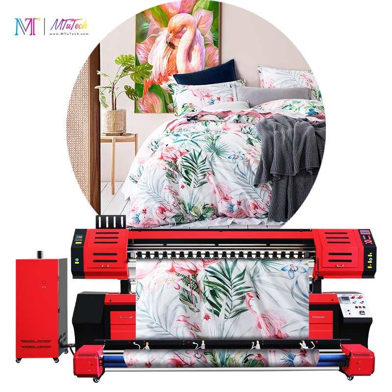 Multi-Colour Press digital printing machine direct to fabric sublimation printer