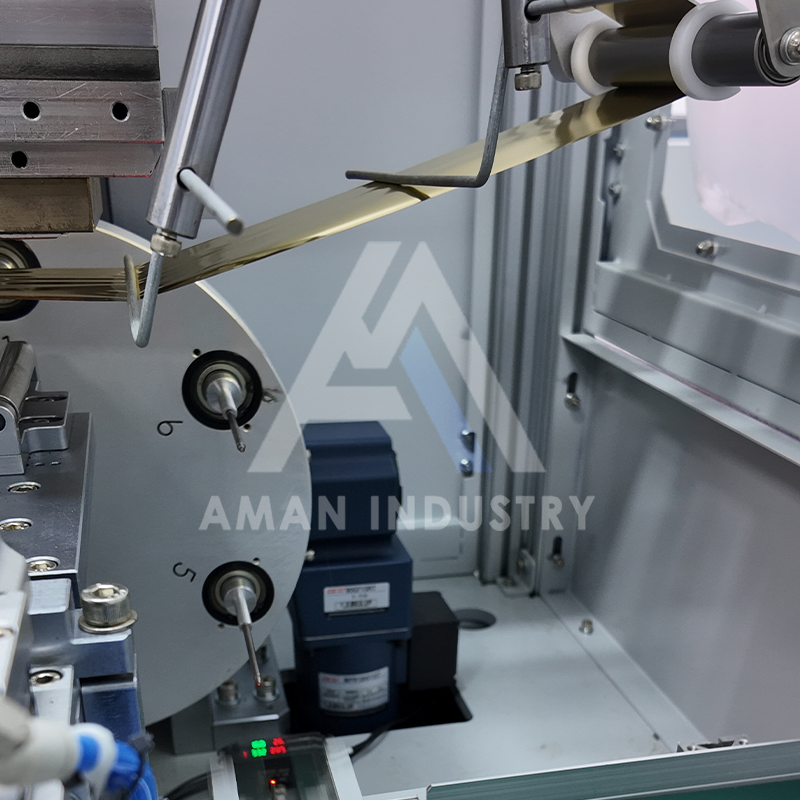 Burnt Orange Lip Liner Automatic Industrial Hot Stamping Machine Gold Foil