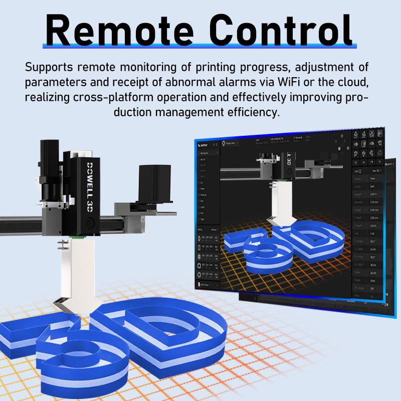 Dowell Dp-A12-16 Pellet Extrusion 3D Printer Larger Print Sizes Granule 3D Printer for Business and Industrial