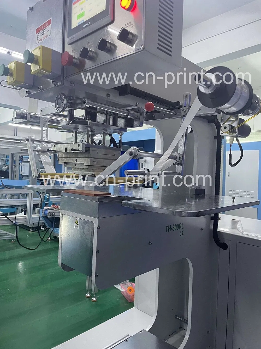 Industrial Hot Foil Stamping Machine for Plastic Crate Dustbin Basket
