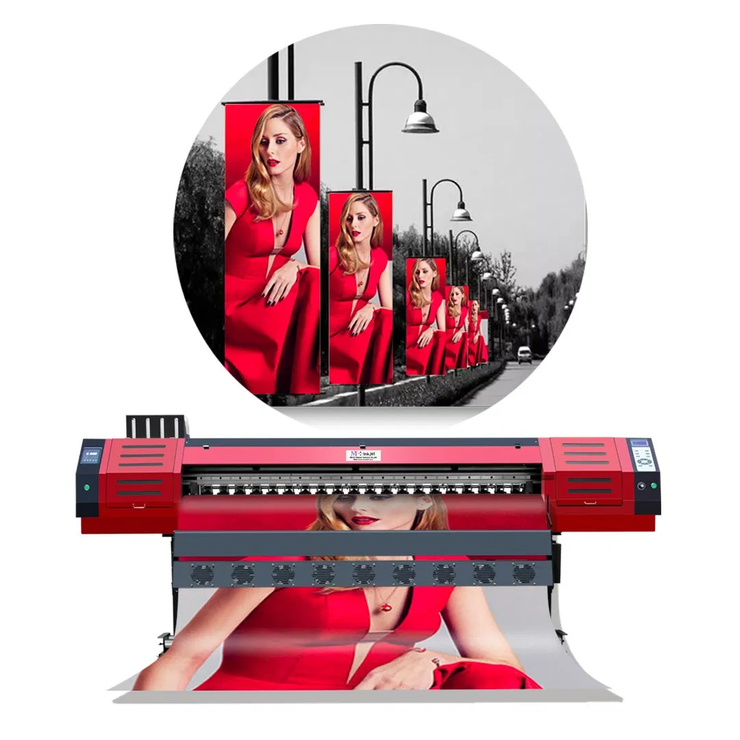 High Quality Large Format Vinyl Printer Digital Eco Solvent Printing Machine