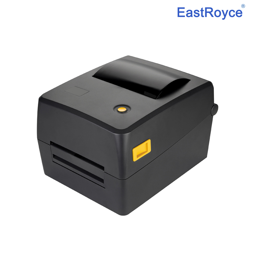 4inch Desktop Thermal Label Printer Thermal Transfer Barcode Printer for Ribbon