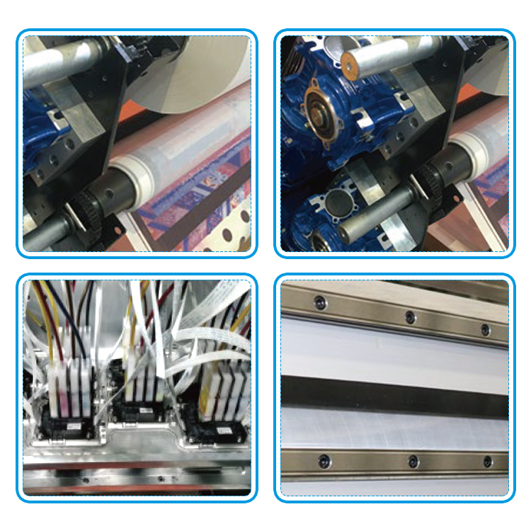 Inktime Large 6FT Wide Format Sublim Printer with 8 PCS I3200p Print Heads Automatic Ink Inkjet Printer