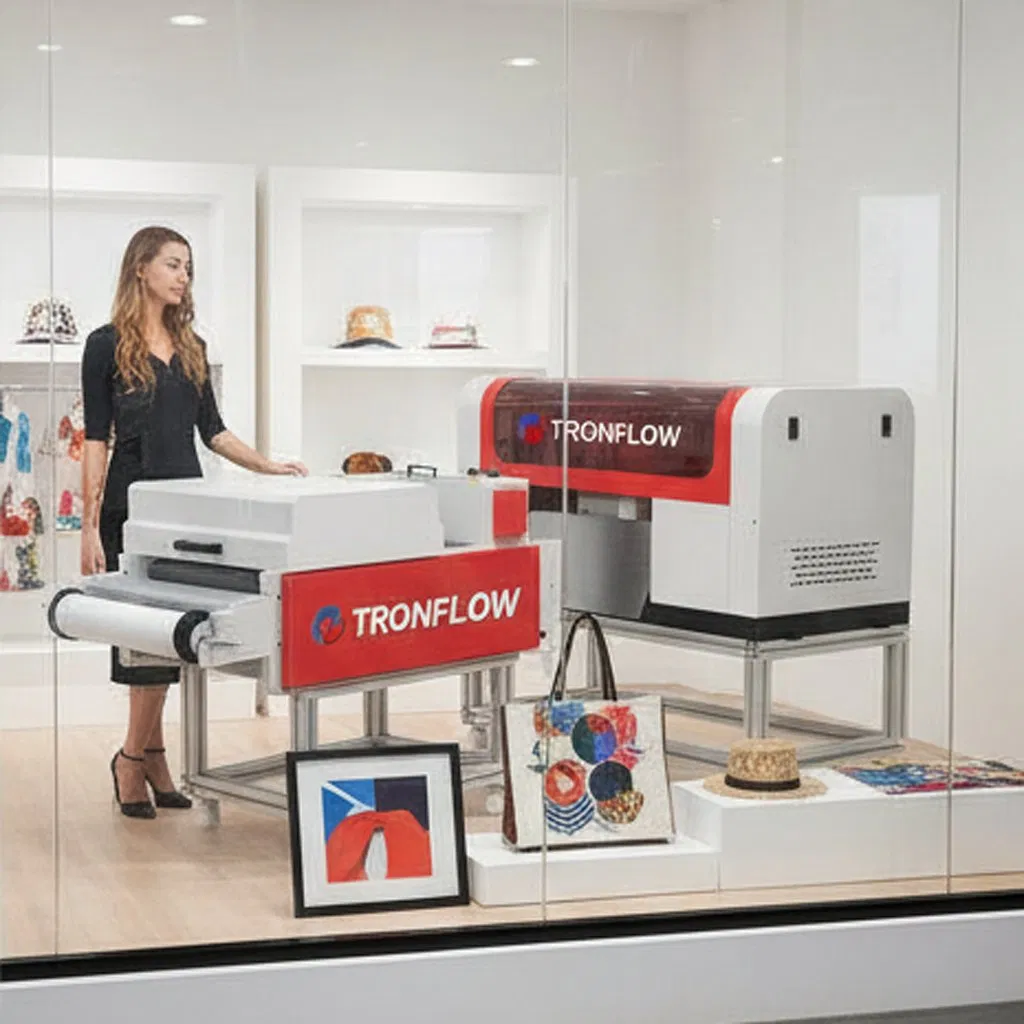 Dtf 300mm Printer &amp; Powder Shaker for Small Businesses