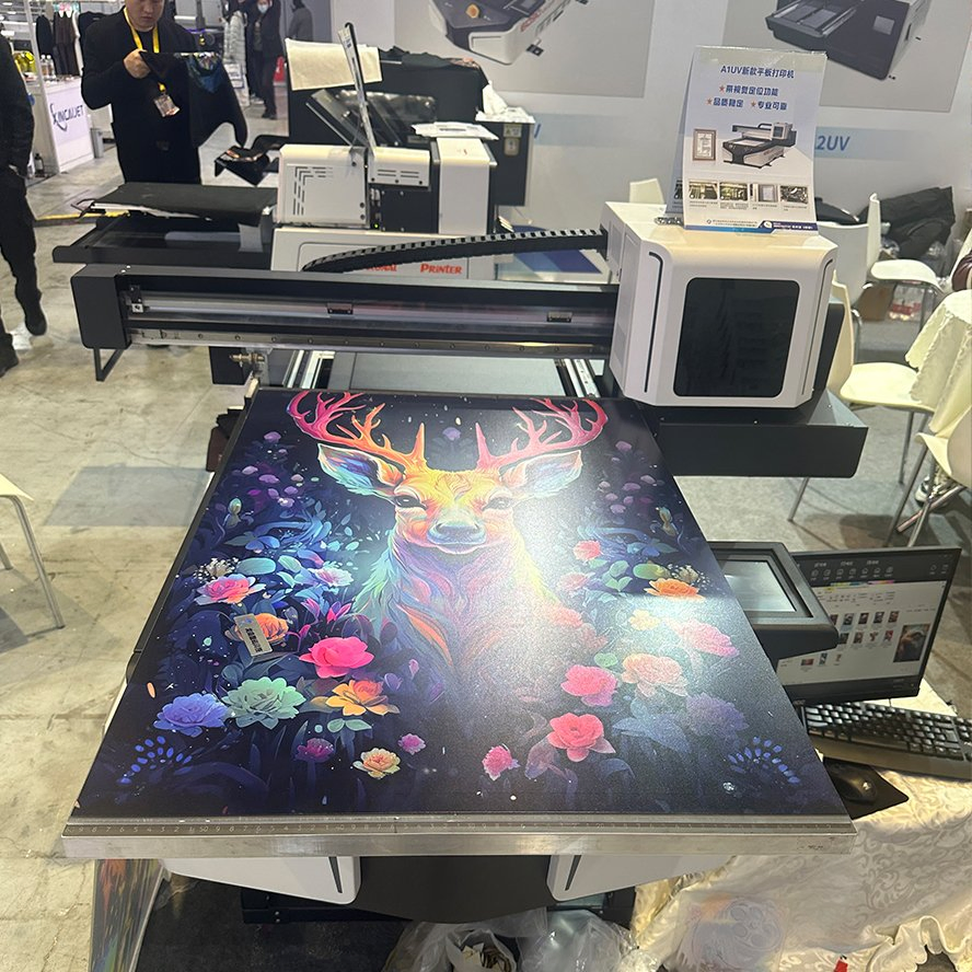 High-Speed Flat Bed UV A1 6090 Digital One UV Sticker Printer Machine for Small Business