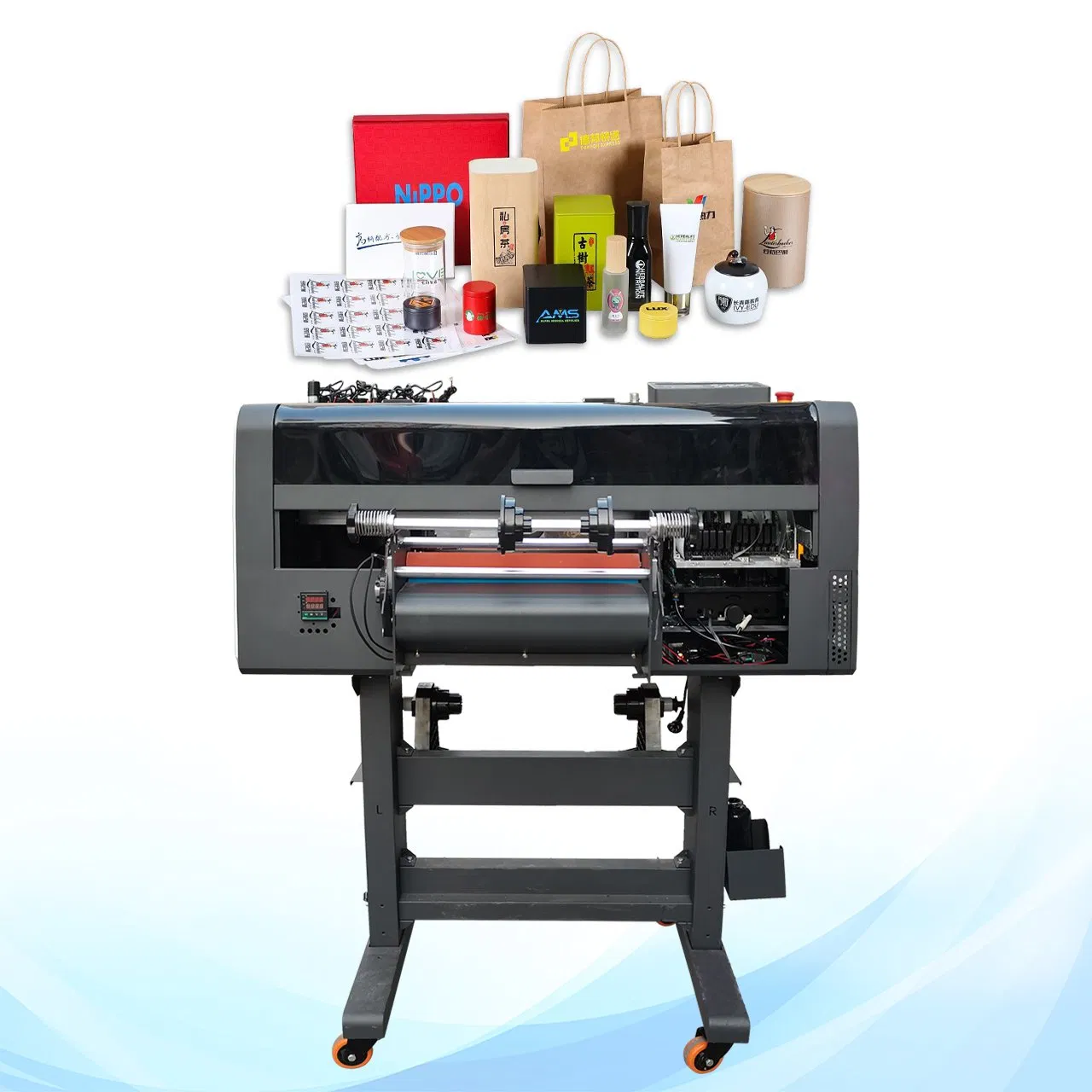 UV Dtf Printer Sticker Ink Transfer Small Business Metal 3D Printing A3 300mm Size