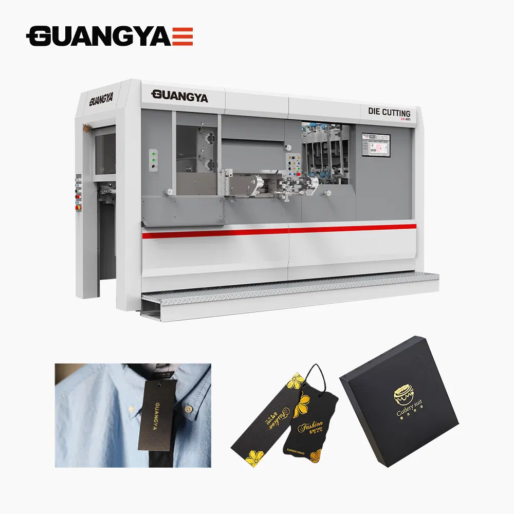Smaller Size Automatic Hot Foil Stamping and Die Cutting Machine for Label Hangtag (LK60MT)