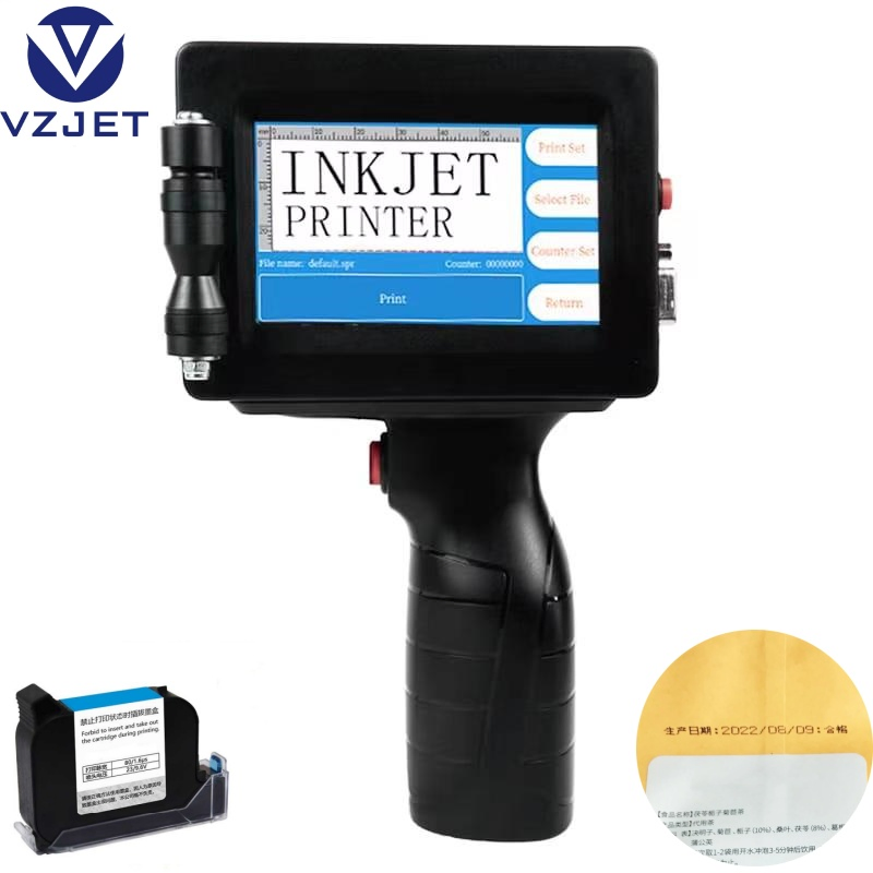 OEM/ODM Portable Handheld Inkjet Printer on Plastic Box Paper Carton PVC Card