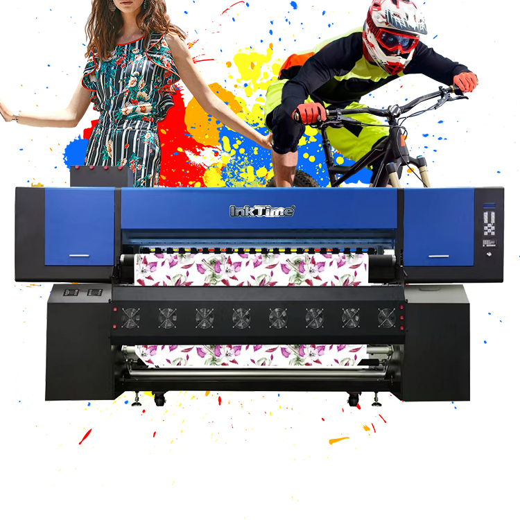 Inktime Large 6FT Wide Format Sublim Printer with 8 PCS I3200p Print Heads Automatic Ink Inkjet Printer