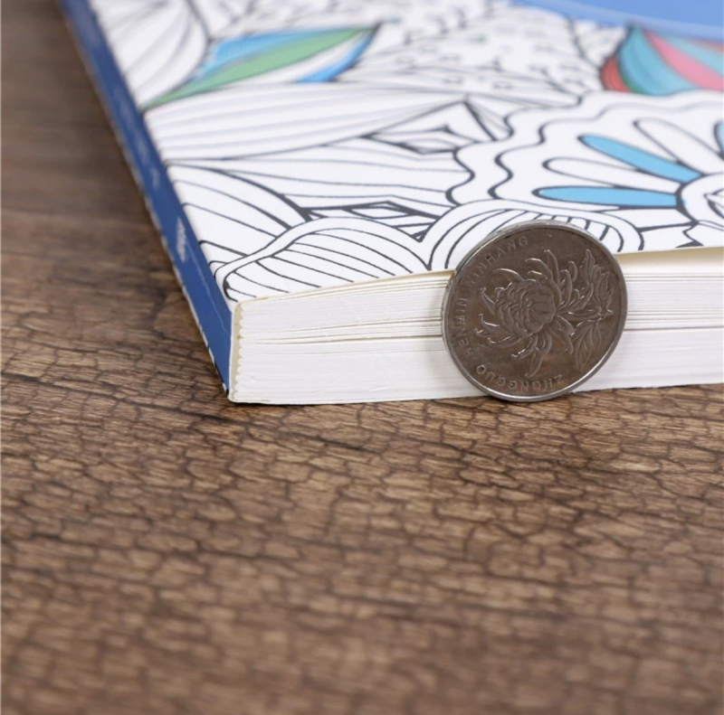 Cheap Big 4 Color Print Costs Custom Adult Coloring Book Printer