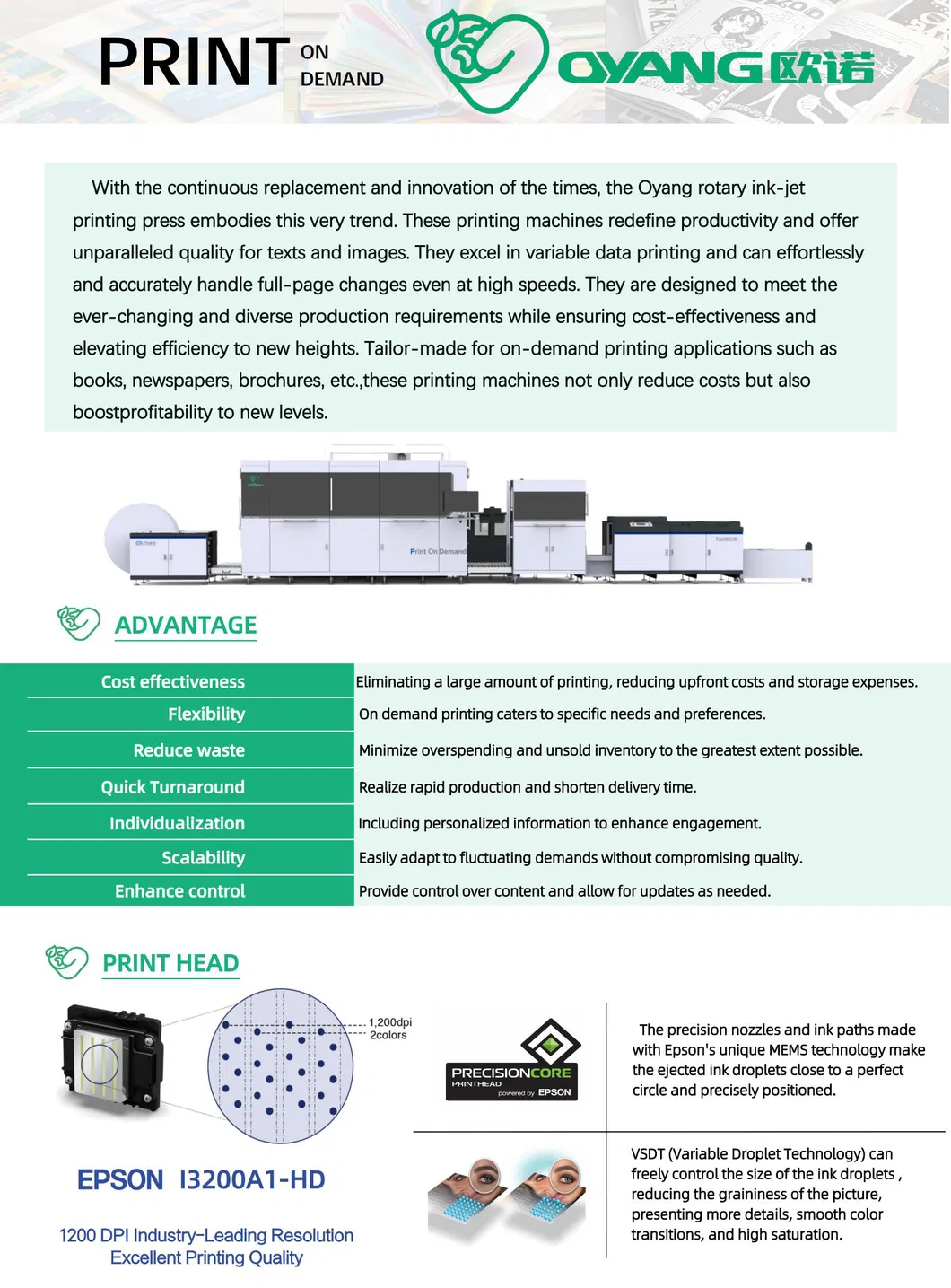 Multi-Colour Press Inkjet Printer